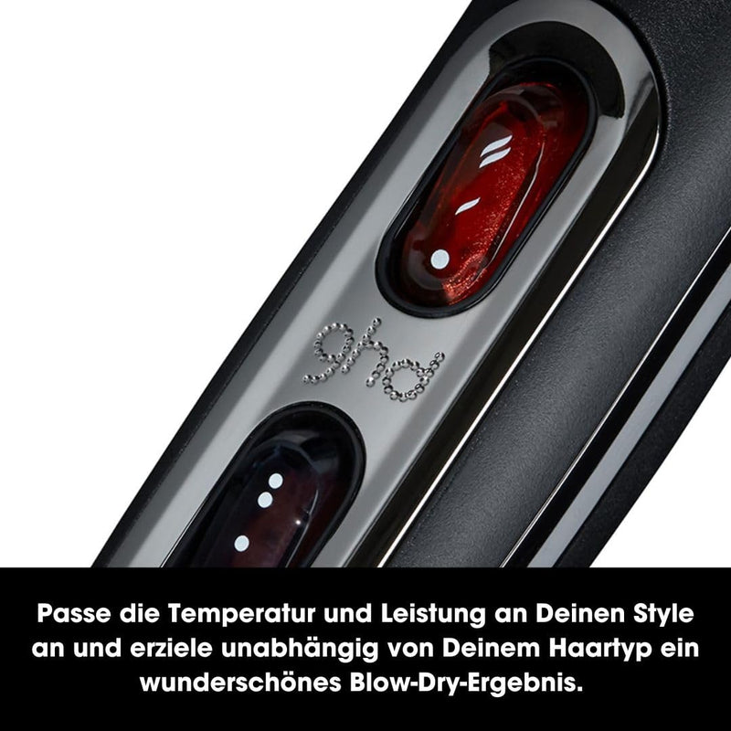 ghd air Haartrockner, professioneller, leistungsstarker Föhn mit Ionen-Technologie, schwarz ghd air