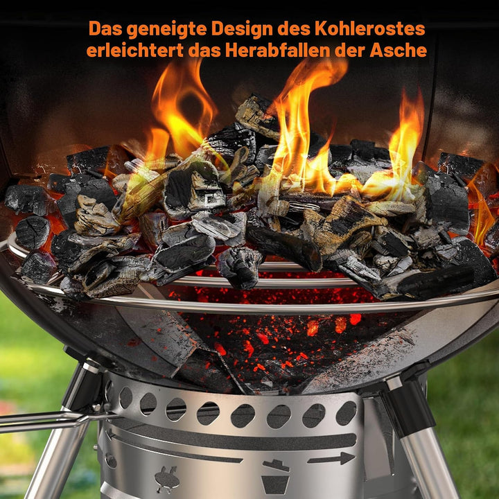 Onlyfire BBQ Holzkohlekörbe für Weber 57 cm Kugelgrills und Andere Holzkohlengrills ähnlicher Grösse