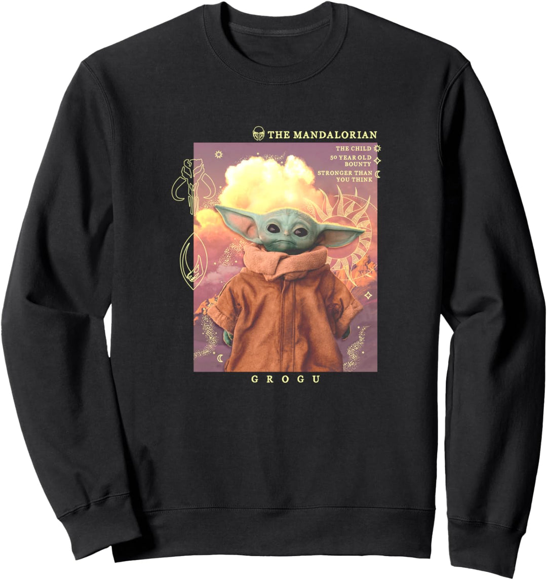 Star Wars: The Mandalorian Grogu Celestial Photo Sweatshirt