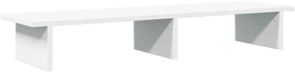 vidaXL Monitorständer, Schreibtischaufsatz für 2 Monitore, Unterbau Bildschirm Laptop Ständer, Tisch