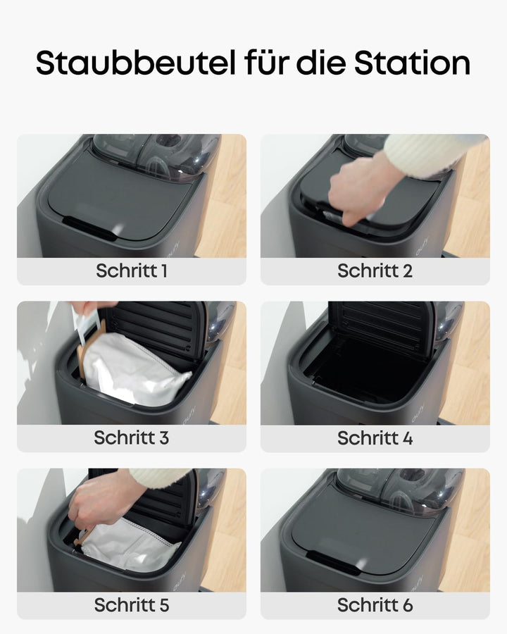 eufy Zubehörset, Seitenbürste, Filter, Rollbürste für eufy E25/E28 Omni Saugroboter, Staubbeutel &amp; S
