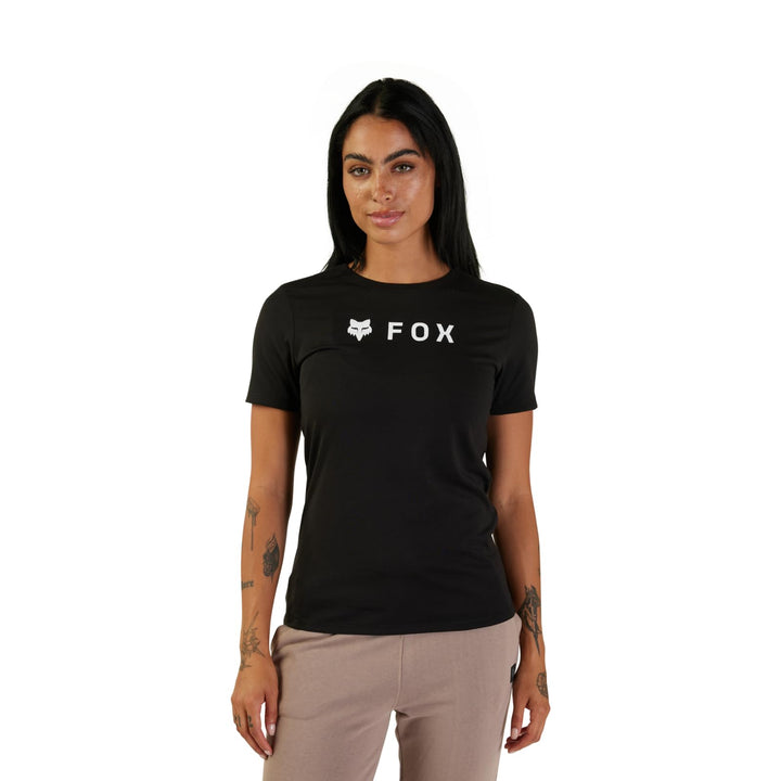 Fox Racing Womens Womens Absolute Short Sleeve Tech Tee XS Schwarz, XS Schwarz