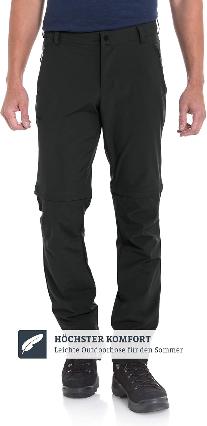 Schöffel Herren Pants Folkstone Zip Off, vielseitige Herren Hose mit Zip-Off Funktion, leichte Wande