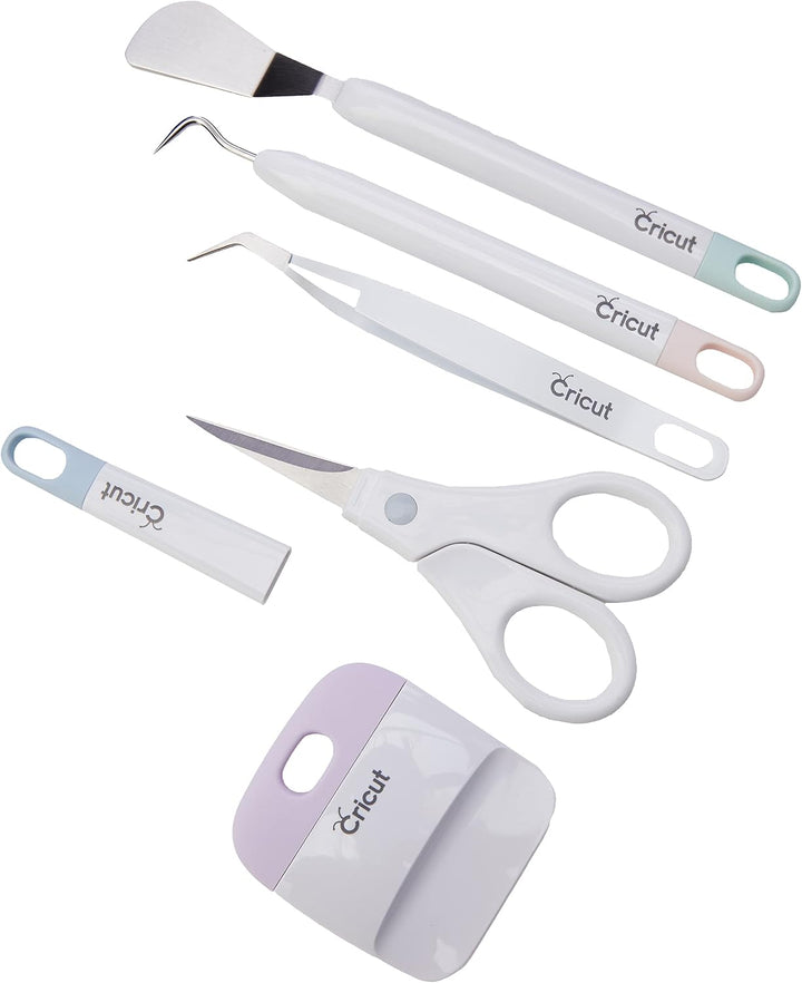 Cricut Joy | Compact Smart Cutting Machine Starter Bundle, Weiss &amp; Basiswerkzeuge, Sortiert Starterp