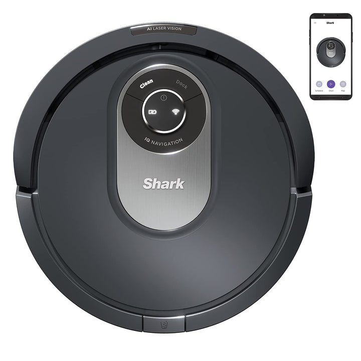 Shark AI Saugroboter, Staubsauger-Roboter mit Anti Hair Wrap,Teppich und Hartboden, Roboterstaubsaug