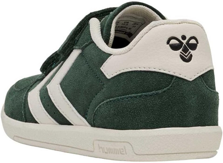 hummel Klettverschluss Sneaker Low Victory Suede Kinder Grösse 19 EU Pineneedle, 19 EU Pineneedle