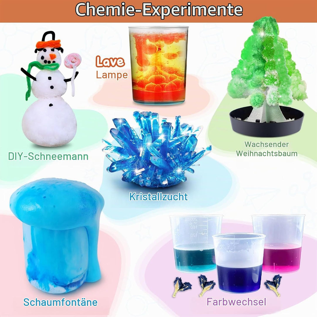 UNGLINGA Experimente Adventskalender 2026 für Kinder Experimentierkasten