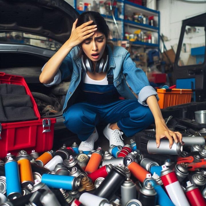 Dosenhalter für Sprühflaschen - Sprühflaschenhalter Spraydosenhalter Werkstatt Halterung für Spraydo