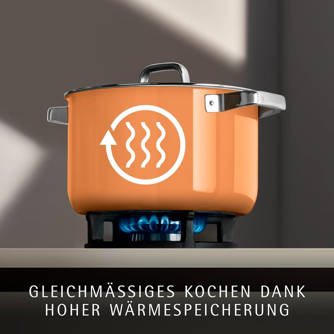 WMF Fusiontec Mineral Pro, Schmortopf mit Deckel, 28 cm, langlebiges, kratzfestes Material, Bräter m