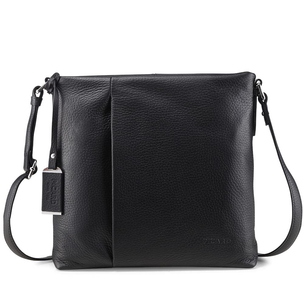 Picard Damen Schultertasche PURE aus Echtleder Mittel | mit Reissverschluss | Schultertasche | Allta