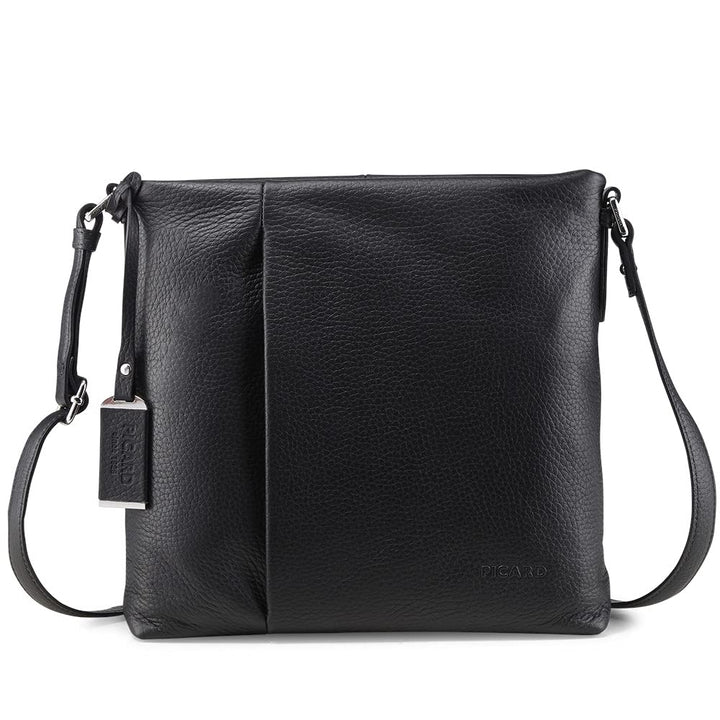 Picard Damen Schultertasche PURE aus Echtleder Mittel | mit Reissverschluss | Schultertasche | Allta