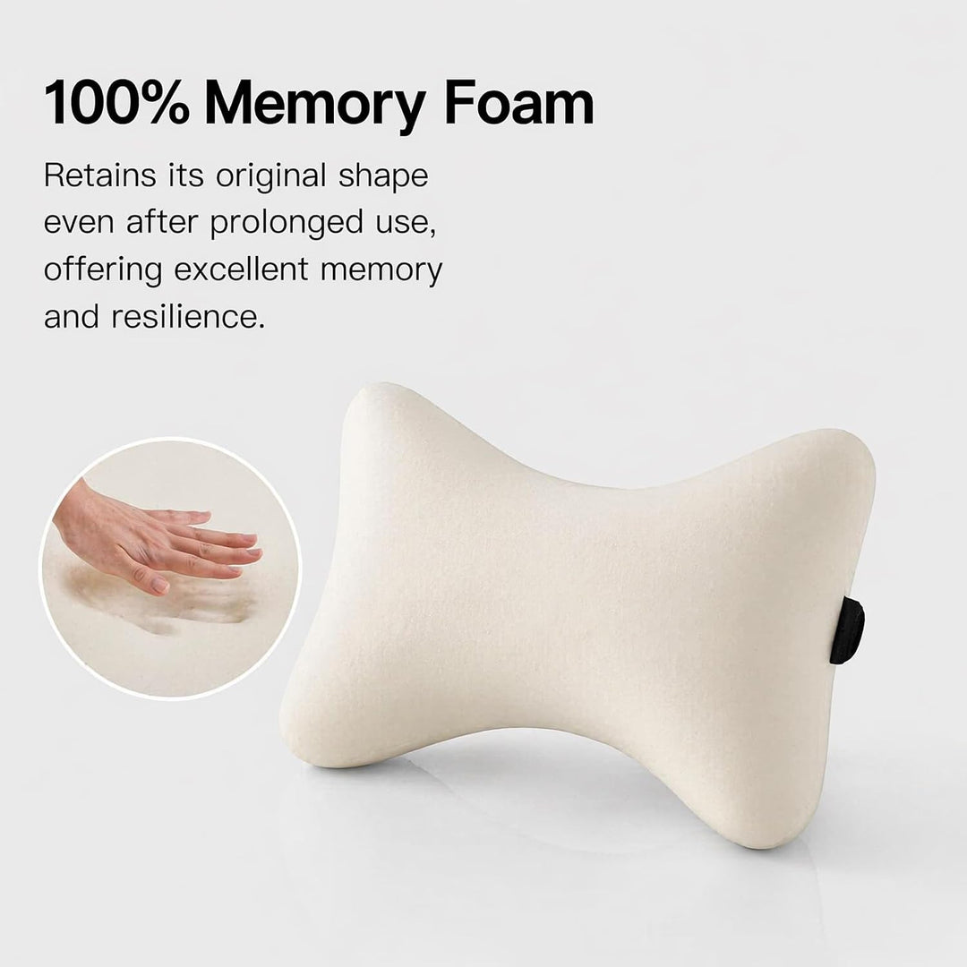 Nackenkissen für Gartenstühle aus Memory Foam | Ergonomisch Nackenkissen Auto, Kühlendem Bezug, für