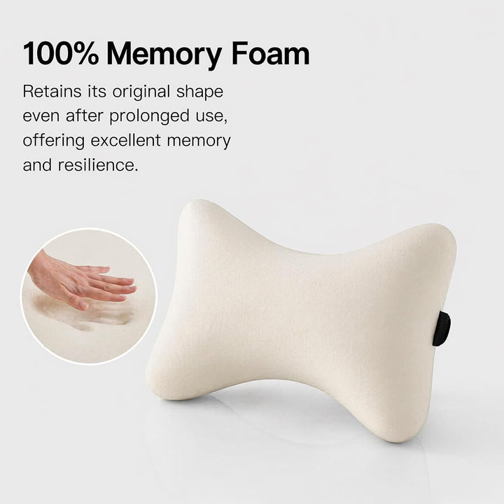 Nackenkissen für Gartenstühle aus Memory Foam | Ergonomisch Nackenkissen Auto, Kühlendem Bezug, für