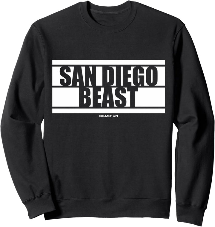 San Diego Beast Athlet Bodybuilding Gains Fitness Workout Sweatshirt
