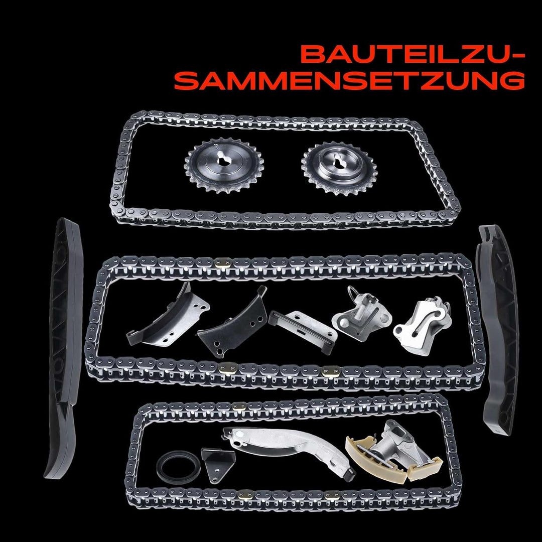 Steuerkettensatz Steuerkette für H-1 Porter Sorento I 2.5L Diesel 2002-2021 23360-4A020