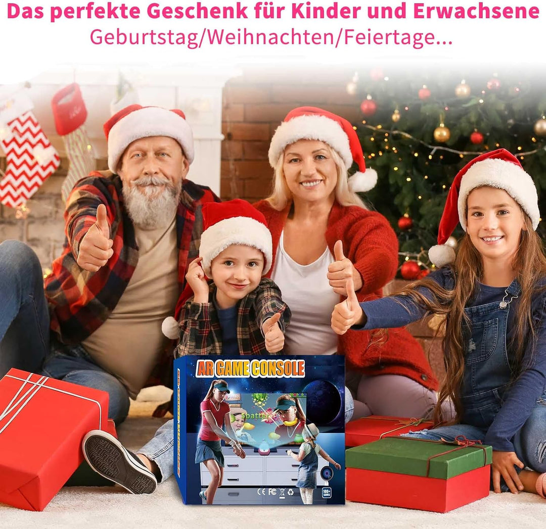 AR-Bewegungssteuerungs-TV-Spielkonsole, über 100 vorinstallierte Videospiele, HDMI Plug &amp; Play, 2 ka