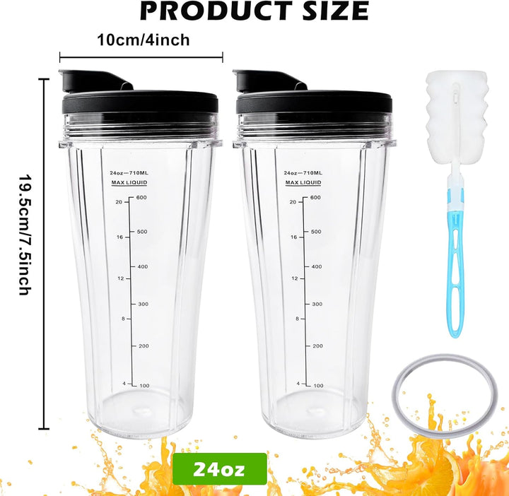 Mixer Ersatzteile Für Ninja, 2 Stück Becher Ersatzteile Für Ninja, Ersatzteile Für Mixer Ss100, Ss10