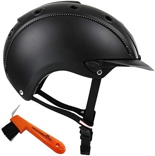 Casco Reithelm MISTRALL-1 schwarz + Hufkratzer Reiterladen24 Schwarz L (58-62cm), Schwarz L (58-62cm