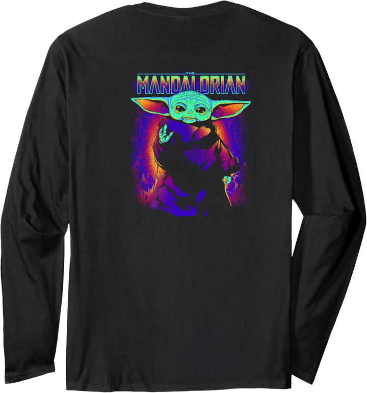 Star Wars: The Mandalorian Neon Mandalorian Signet Emblem Langarmshirt