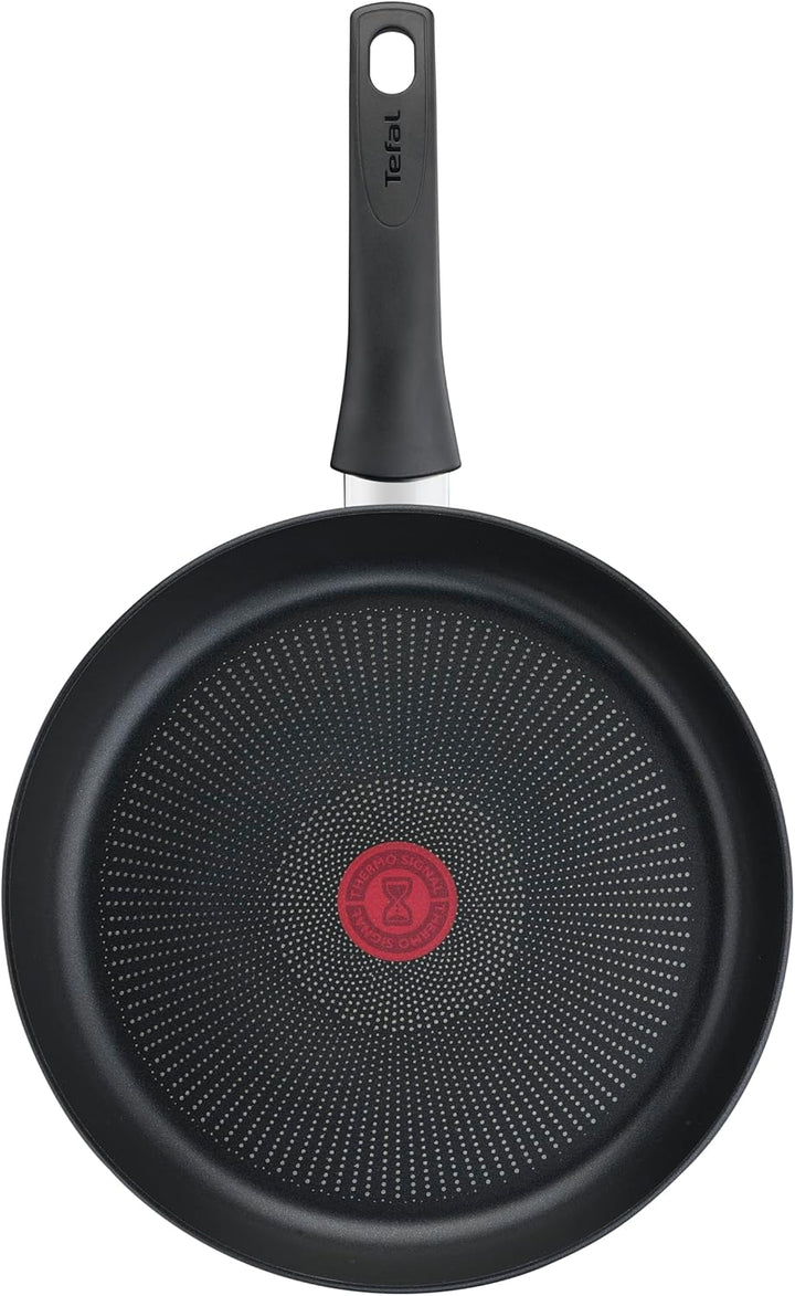 Tefal Ultimate On Bratpfanne 28 cm hoher Rand, Pfanne Induktion mit Titan Antihaftversiegelung, Ther