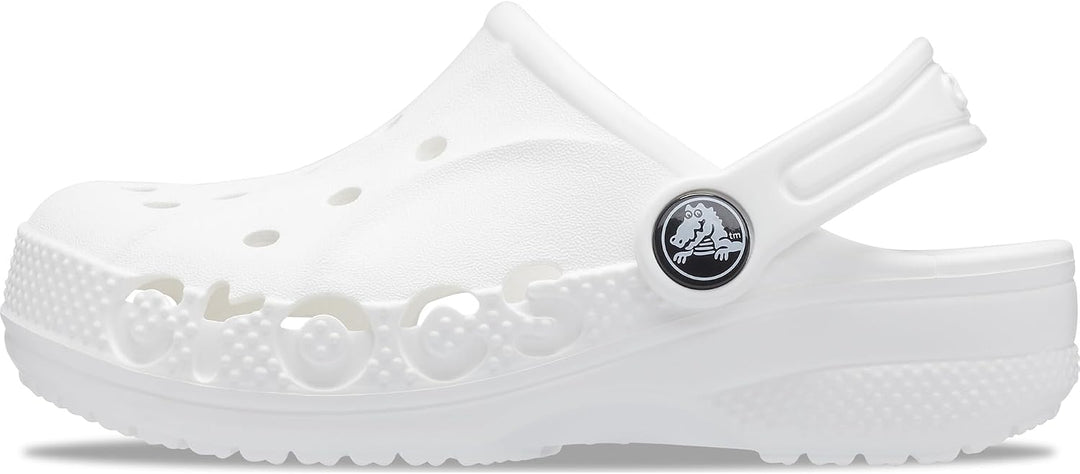 Crocs Baya Clog K Unisex Kinder Clog 27/28 EU Weiss, 27/28 EU Weiss