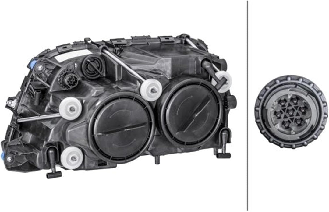 HELLA 1EH 009 513-341 FF/Halogen-Hauptscheinwerfer - rechts - für u.a. Mercedes-Benz Actros MP3