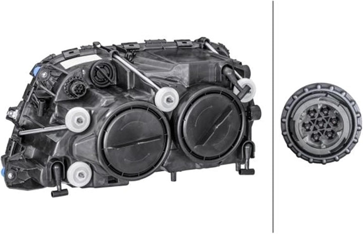 HELLA 1EH 009 513-341 FF/Halogen-Hauptscheinwerfer - rechts - für u.a. Mercedes-Benz Actros MP3