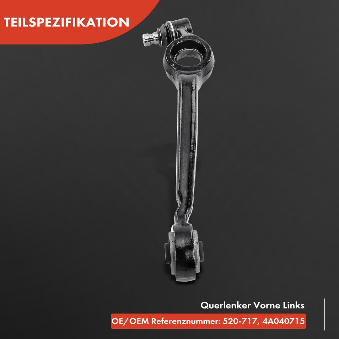 Frankberg 2x Querlenker Vorderachse unten Kompatibel mit 100 4A C4 2.0L-2.8L 1990-1994 A6 4A C4 1.8L