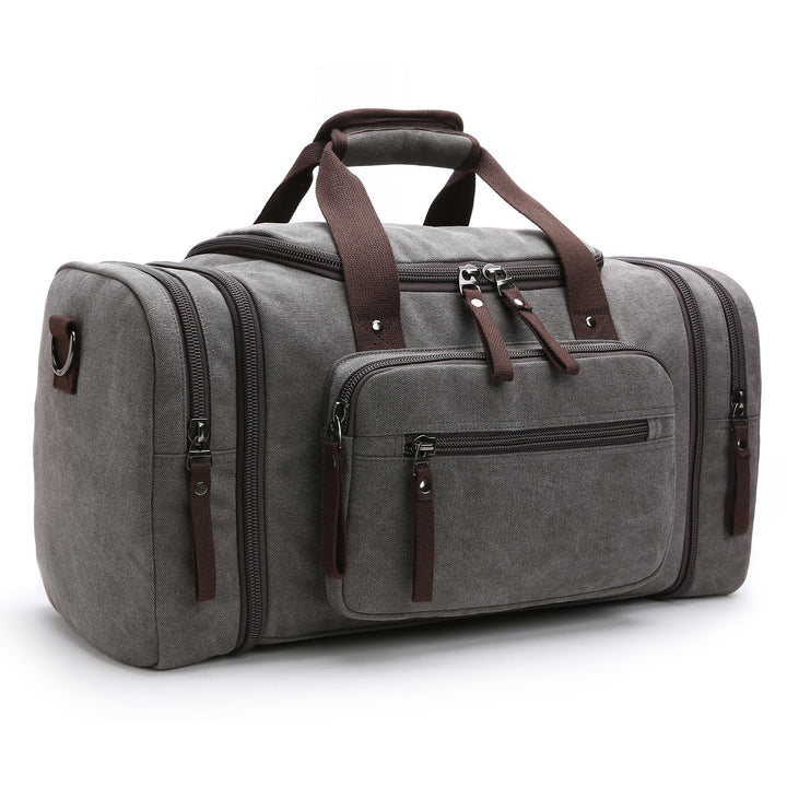 DORRISO Mode Herren Reisetasche Grosse Kapazität Erweiterbar Sporttasche 40L Elegant Handgepäck Tasc
