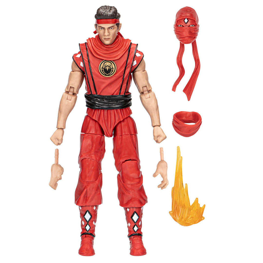 Hasbro Power Rangers x Cobra Kai Lightning Collection Figur Morphed Miguel Diaz Red Eagle Ranger 15