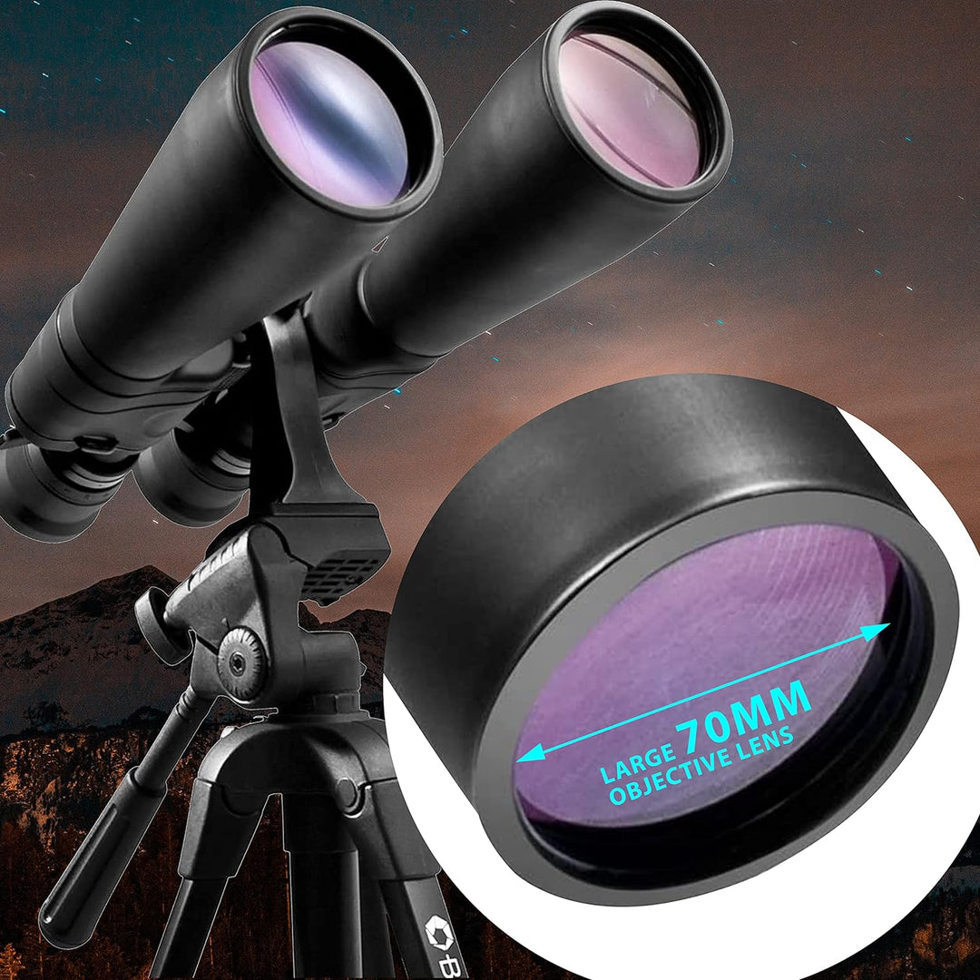 Barska AB10592 Gladiator 20-100x70 Zoom Fernglas mit Stativadapter für Astronomie & Fernsehen mit gr