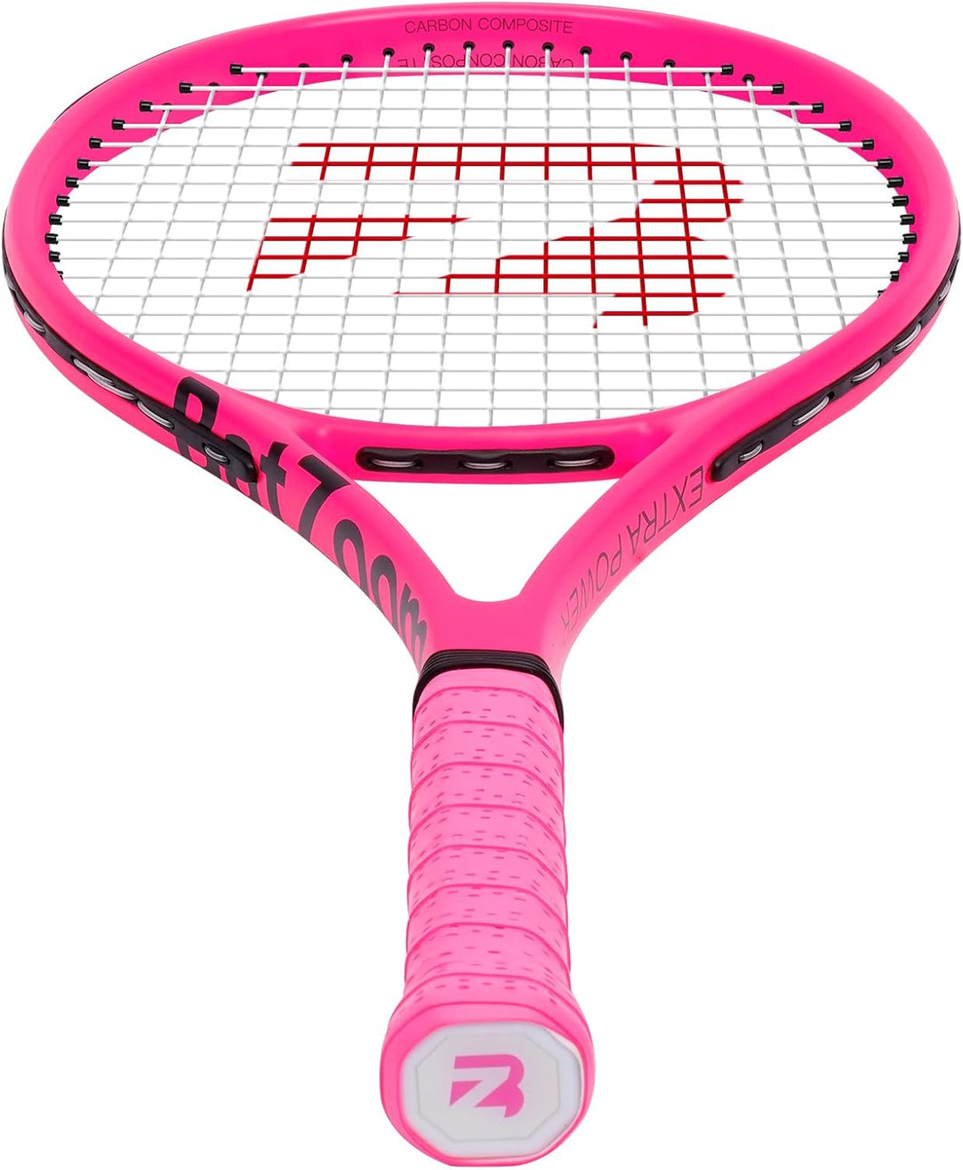 BatZoom Tennisschläger für Anfänger und Erwachsene, Leichter Graphitschläger mit komfortablem Griff,