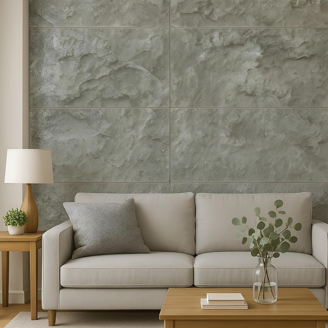 Deconil EPS 3D Wandpaneel Steinoptik – 50x120 cm – Leicht, DIY Montage, Wärme- & Schalldämmung – Inn