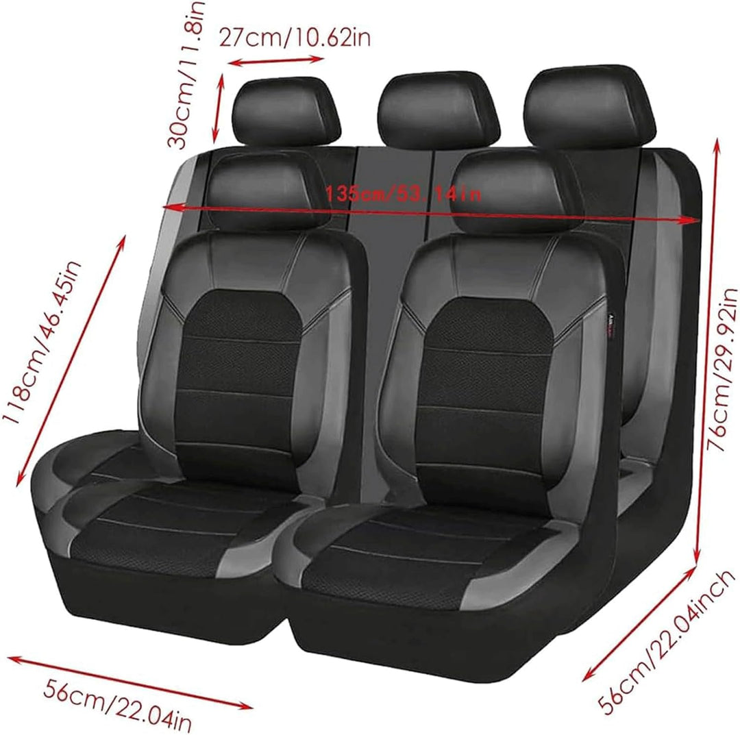 Autositzbezüge Für Dacia Duster 2000-2014 2015 2016 2017 2018 2019 2020 2021 2022 2023 2024，Leder Au