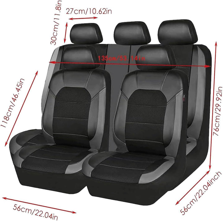Autositzbezüge Für Dacia Duster 2000-2014 2015 2016 2017 2018 2019 2020 2021 2022 2023 2024，Leder Au