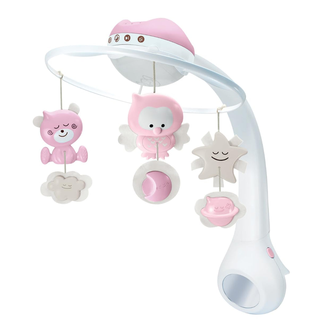 Infantino 3-in-1 Projektor Musik-Mobile, Umwandelbares Mobile, Lichtprojektor für Tisch & Kinderbett