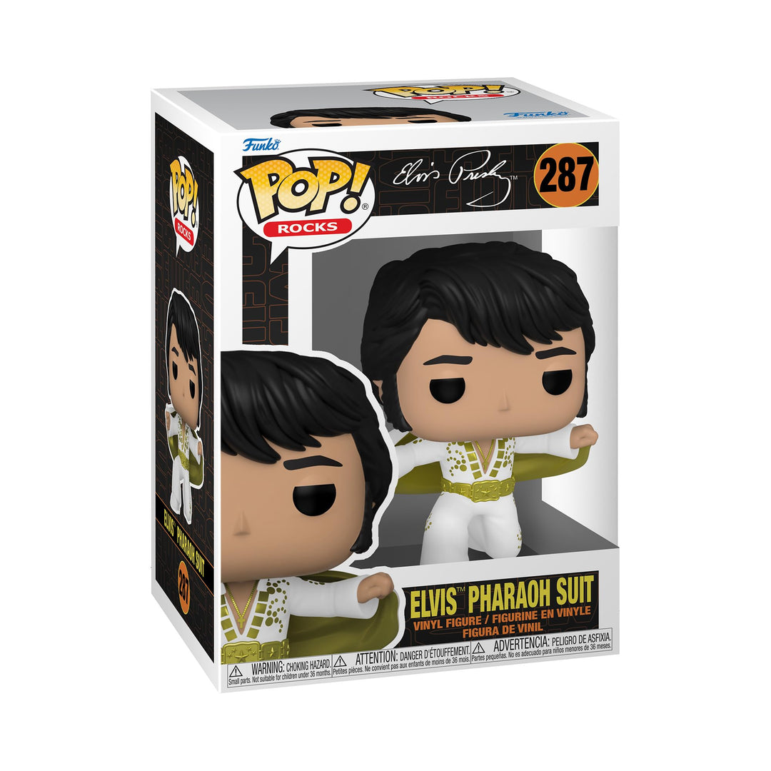 Funko Pop! Rocks: Elvis Presley - Pharaoh Suit - Vinyl-Sammelfigur - Geschenkidee - Offizielle Hande