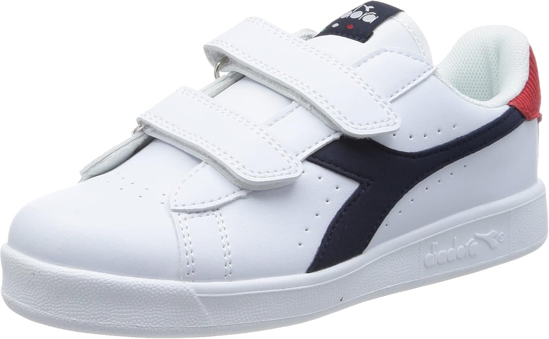 Diadora Unisex Kinder Game P Ace Ps Gymnastikschuh 34 EU White Peacoat, 34 EU White Peacoat