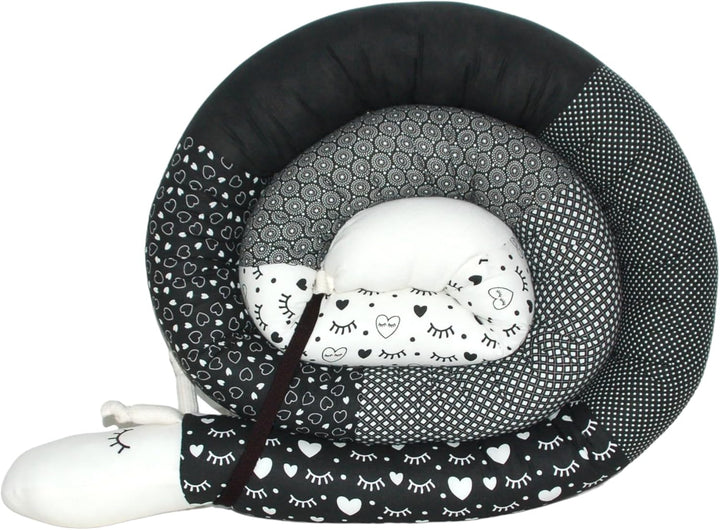 Generisch Bettschnecke/Bettschlange XXL (Motiv Fuchs Tierchen) 250cm ** personalisierbar** Seitensch
