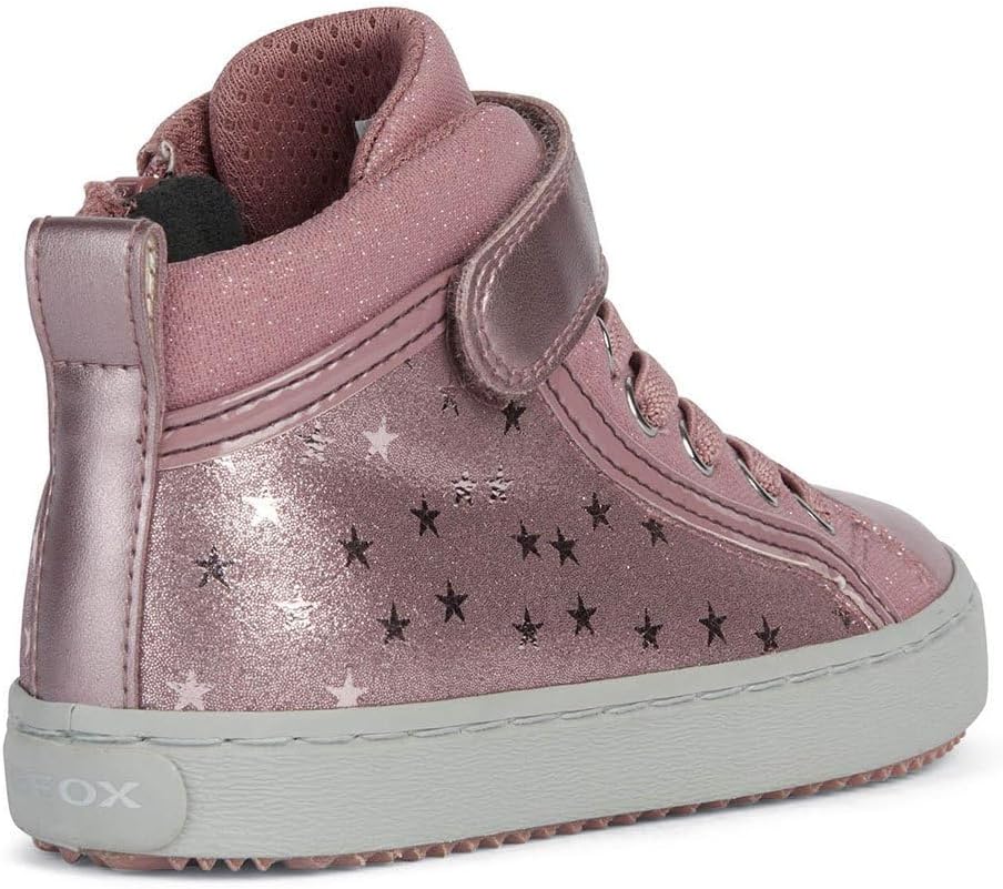 Geox Mädchen J Kalispera Girl I Sneakers 24 EU Rosa Dk Pink C8006, 24 EU Rosa Dk Pink C8006