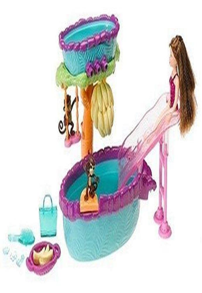 Mattel - Polly J1657-0 - Lilas 2-Stufen-Pool