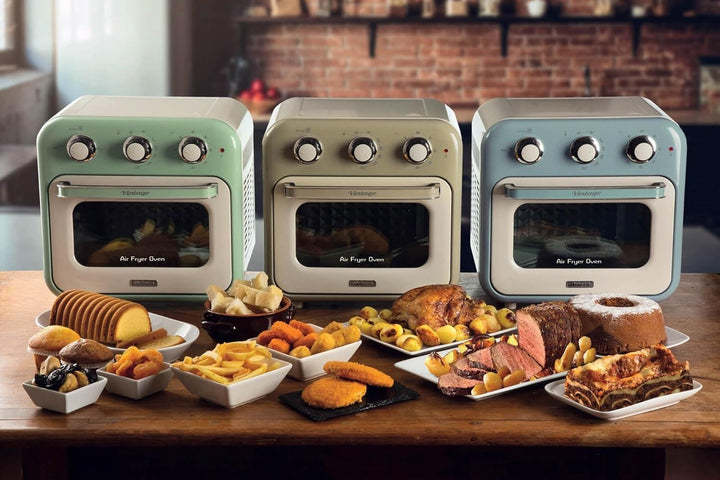 Ariete 4632 Vintage Heissluftfritteuse und Backofen, 1400 W, 2in1, 16 l Fassungsvermögen, inklusive