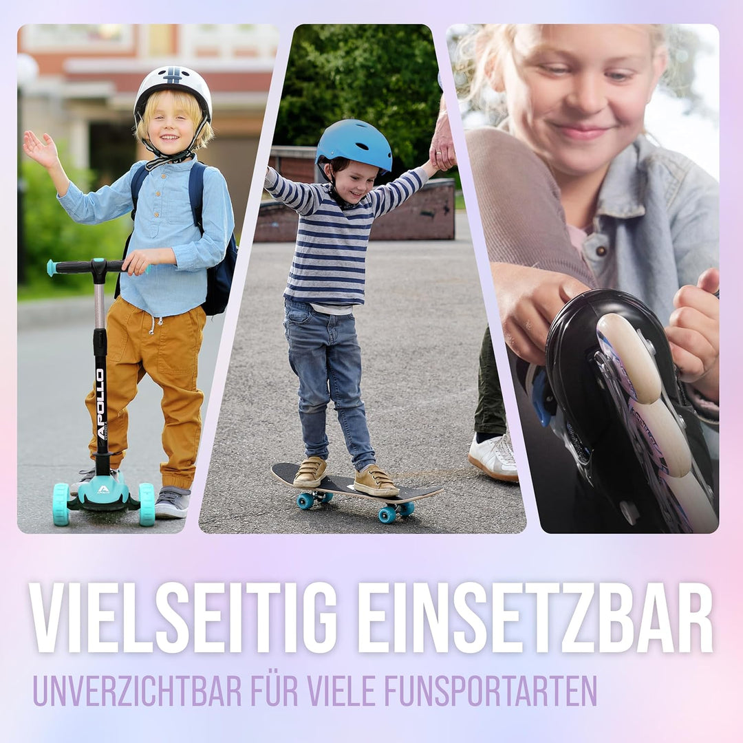 Apollo Schoner Set für Kinder, Knie und Ellenbogenschützer Kinder und für Handgelenk, Protektoren Ki