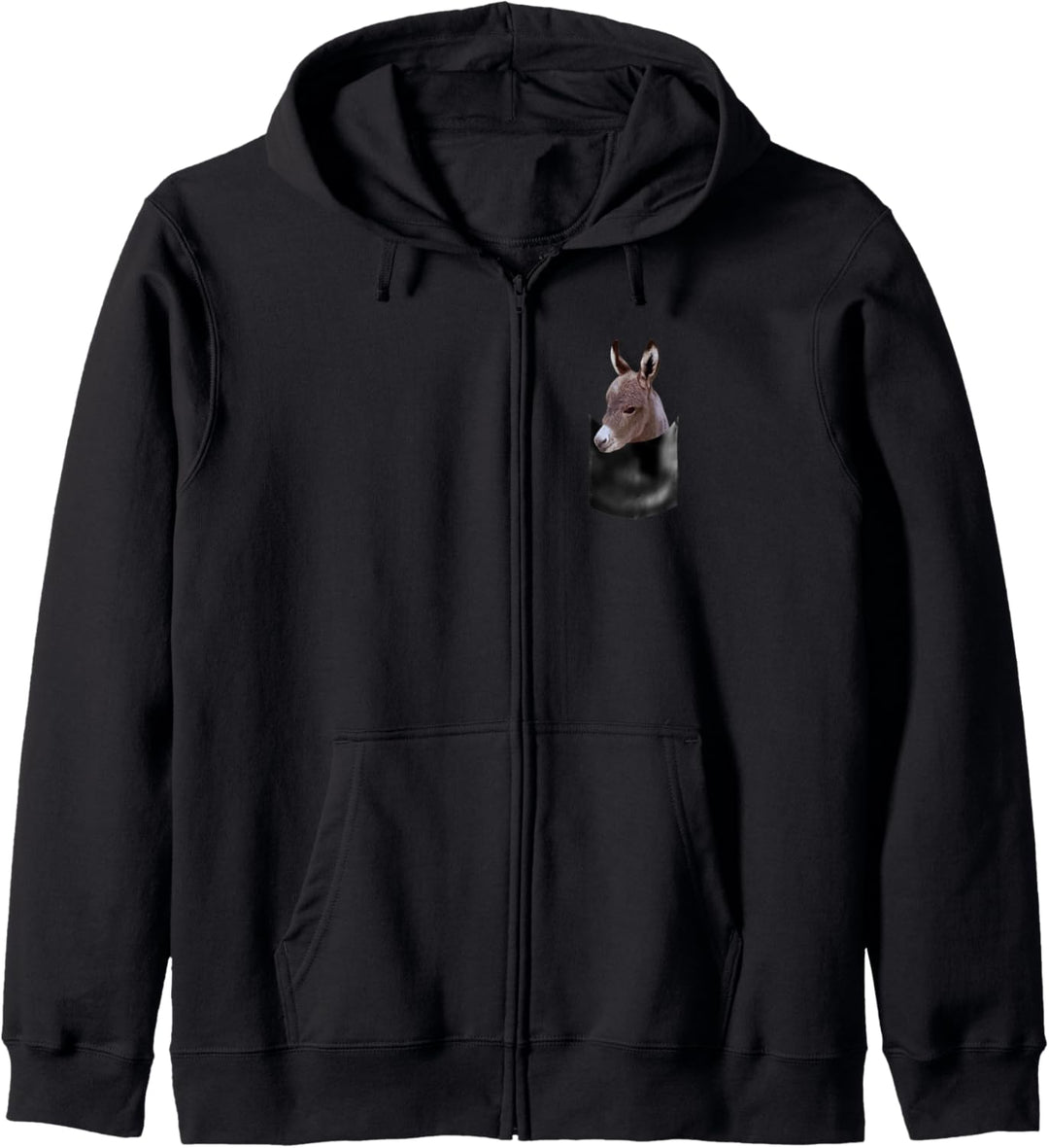 Niedliches Baby Esel In Pocket Perfektes Esel Lover Geschenk Kapuzenjacke