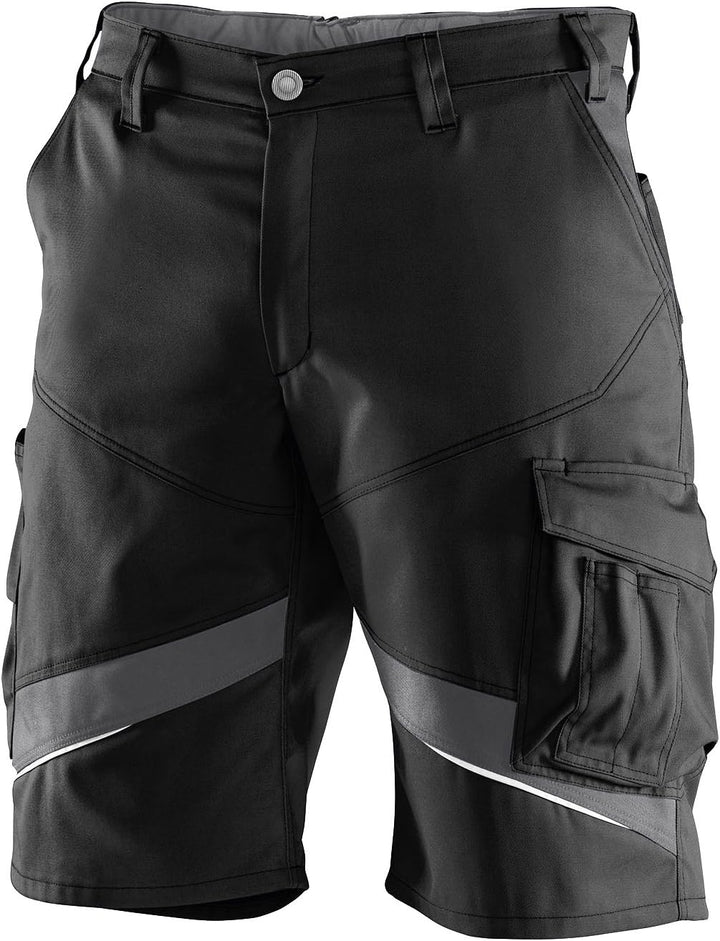 KÜBLER Workwear KÜBLER ACTIVIQ Arbeitsshorts schwarz, Grösse 46, Herren-Arbeitsshorts aus Mischgeweb