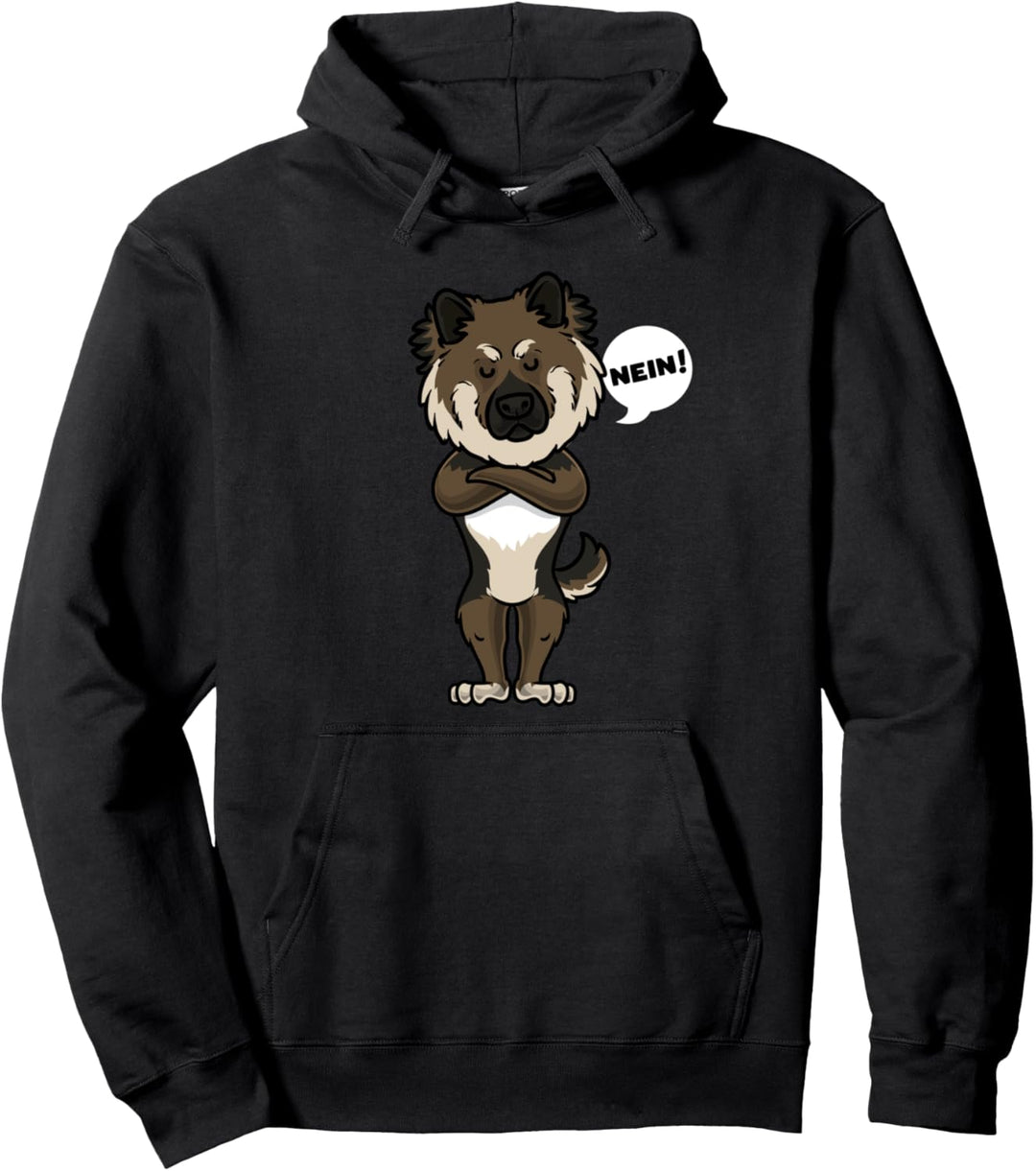 Sturer Eurasier Hund lustig Hundebesitzer Pullover Hoodie