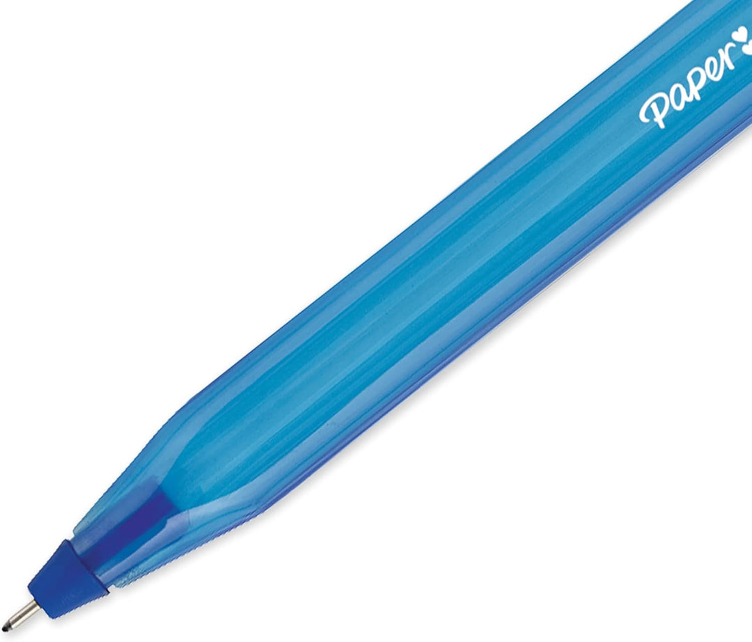 PAPER MATE InkJoy 100ST Kugelschreiber | mittlere Spitze (1,0 mm) | Blau | 100 Stück Blau 100er Pack