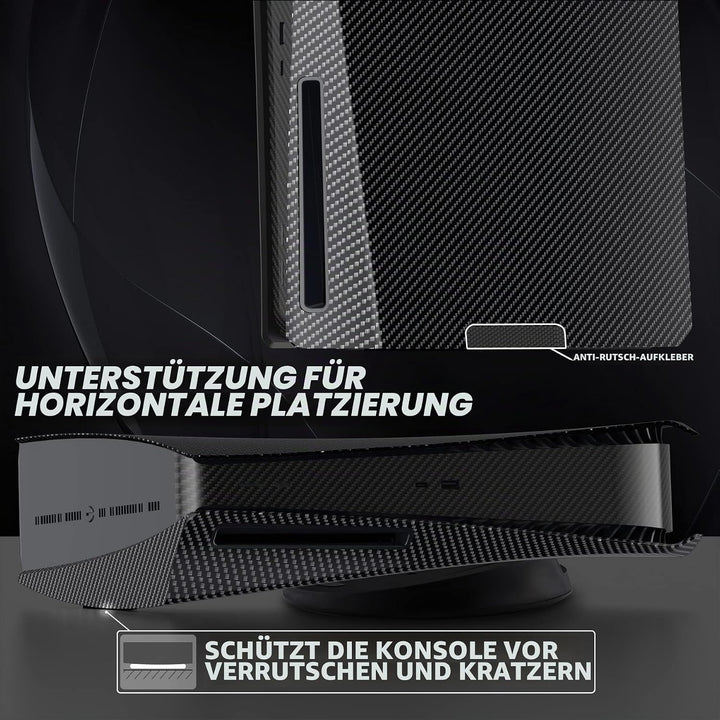 eXtremeRate Re-Design eXcover Shell für ps5 Konsole Disc Edition, Intergriert Abdeckung Seitenplatte
