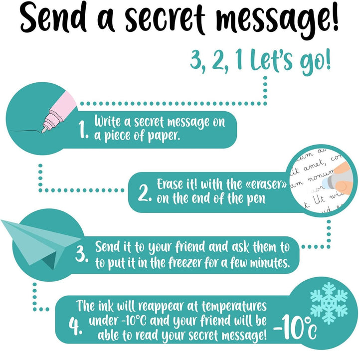 LEGAMI - löschbarer Gelschreiber, hitzeempfindliche Tinte, Durchmesser der Spitze 0,7 mm, Höhe: 15 c