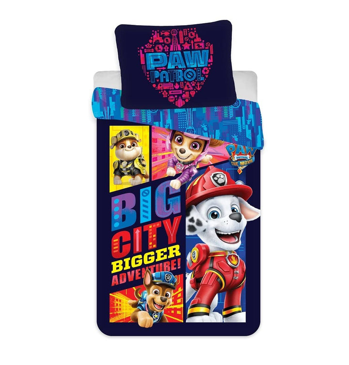 PAW Patrol Baby Bettwäsche 100x135 Motiv Big City - 2", 100% Baumwolle